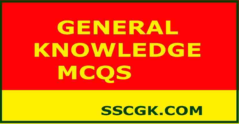 GENERAL KNOWLEDGE MCQS