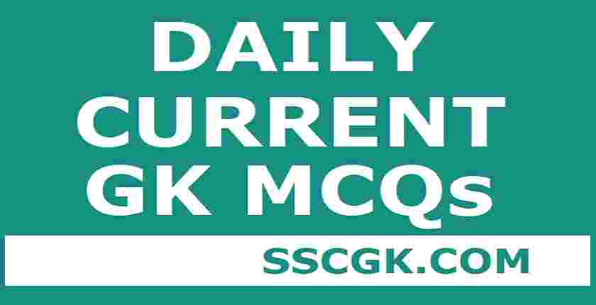 Daily Current Affairs GK MCQs