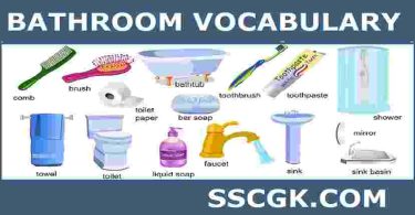 Bathroom Vocabulary