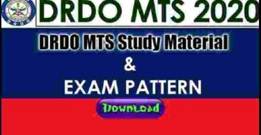 DRDO MTS Study Material